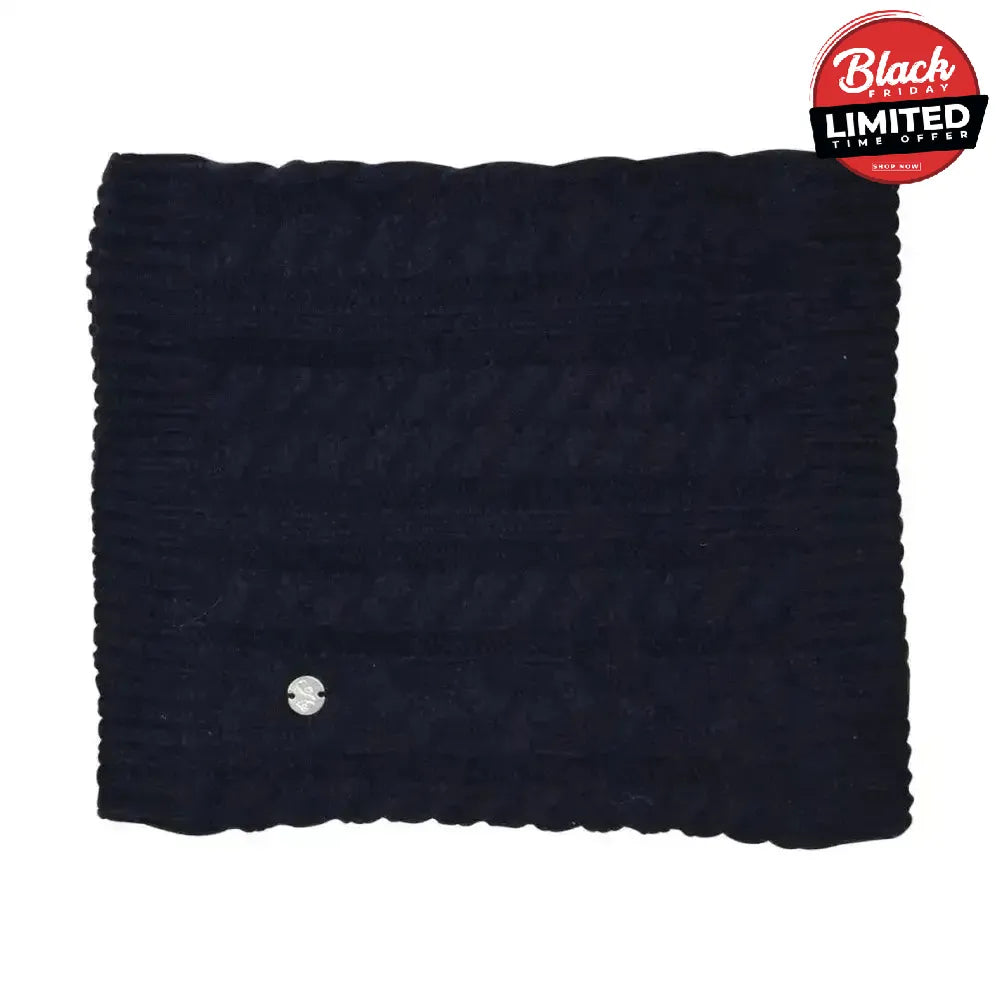 Hy Equestrian Meribel Cable Knit Snood Burgundy Headwear & Neckwear