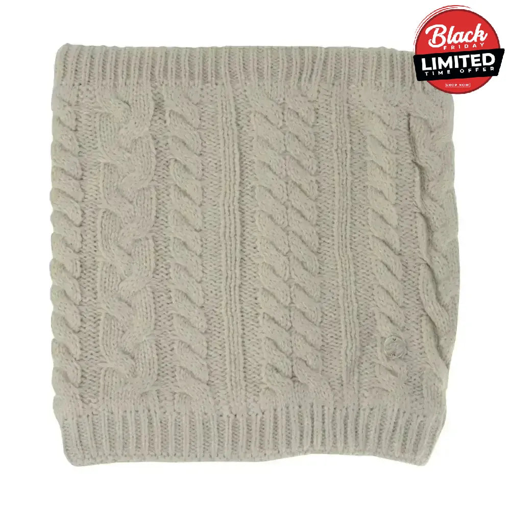 Hy Equestrian Meribel Cable Knit Snood Burgundy Headwear & Neckwear