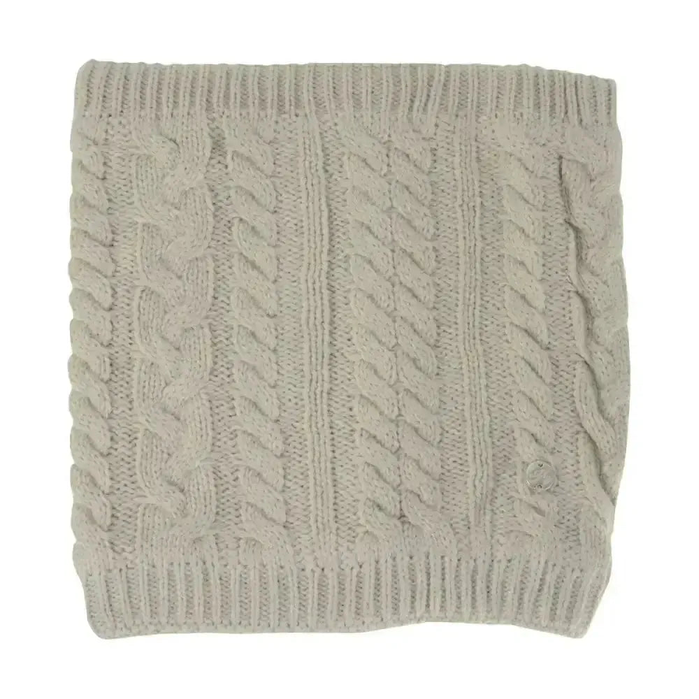 Hy Equestrian Meribel Cable Knit Snood Oatmeal Headwear & Neckwear
