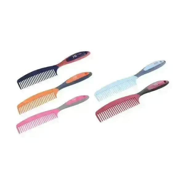 Hy Equestrian Pro Groom Comb Navy / Red Mane & Tail Combs
