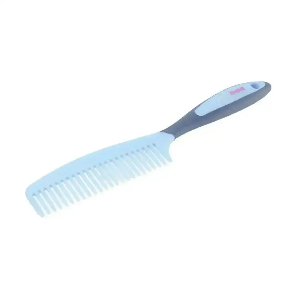 Hy equestrian pro groom comb with sleek two toned plastic design and colour coordinating handle for easy grooming