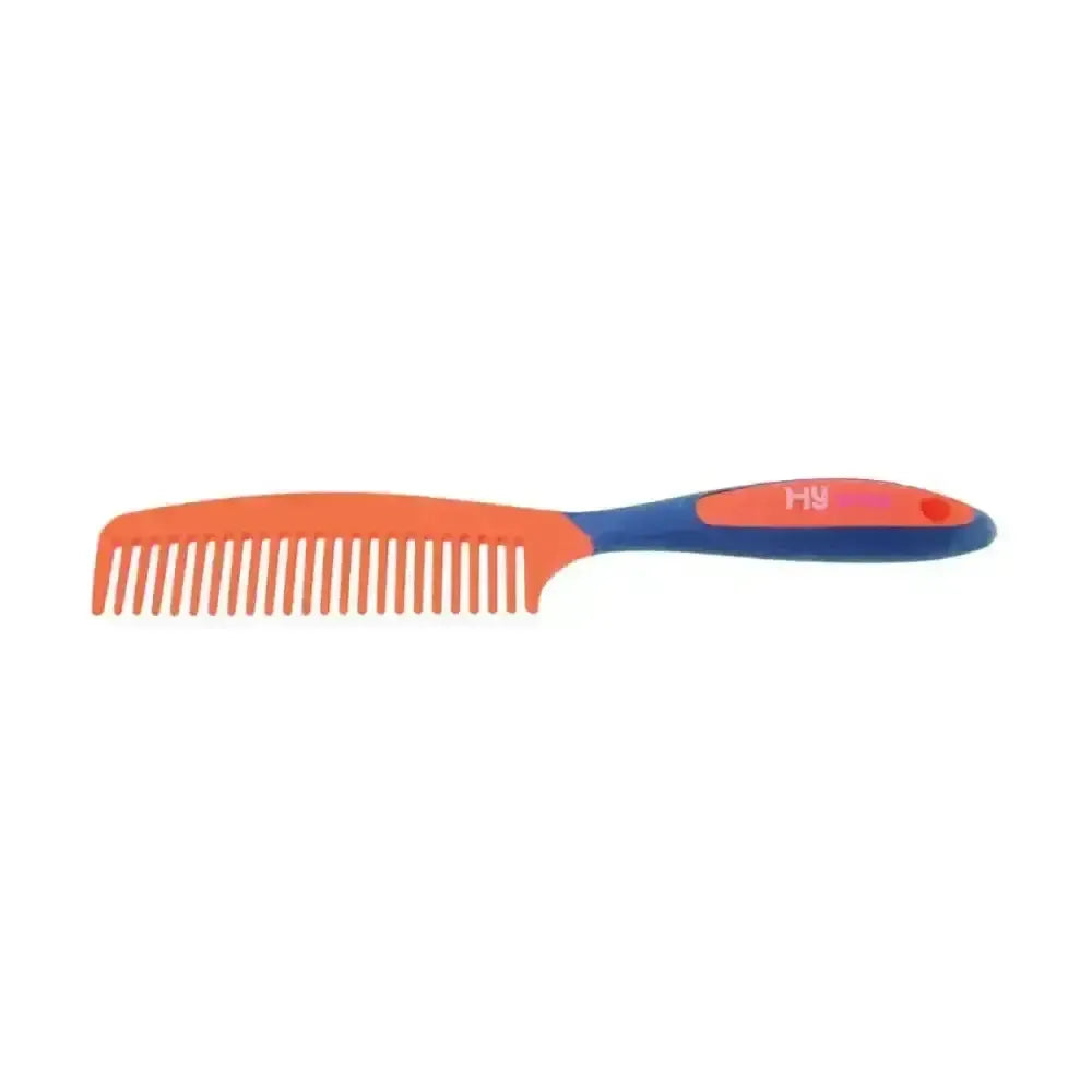 Hy Equestrian Pro Groom Comb Navy / Orange Mane & Tail Combs