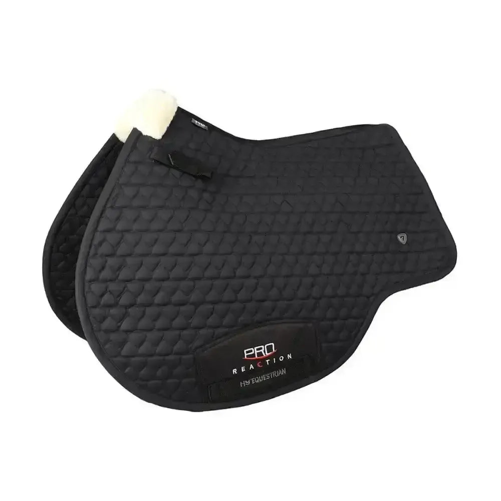 Hy Equestrian Pro Reaction Close Contact Saddle Pad Black Full Saddle Pads