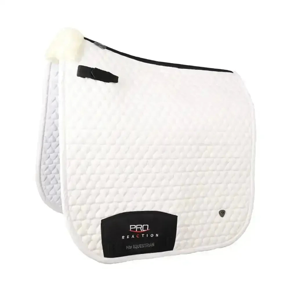 Hy Equestrian Pro Reaction Dressage Saddle Pad White Pony/Cob Dressage Saddle Pads