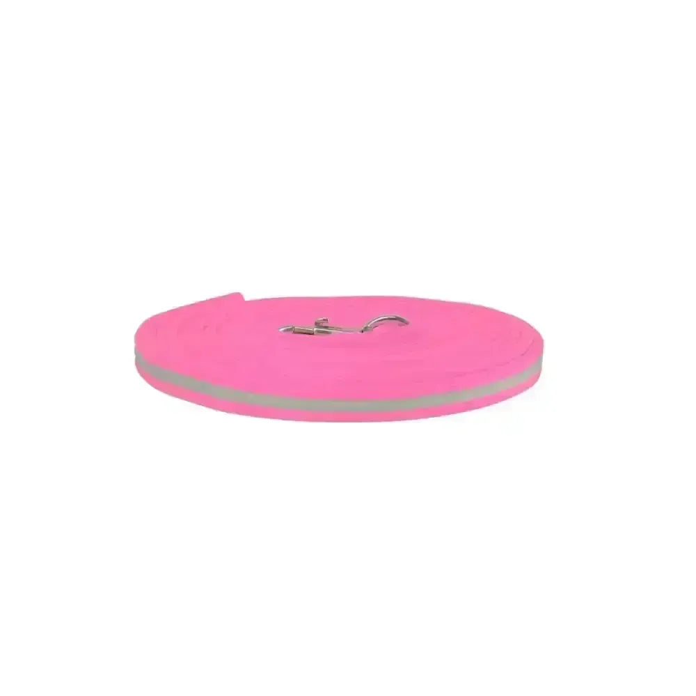 Hy Equestrian Reflector Lunge Rein Pink 8 m Lunge Lines