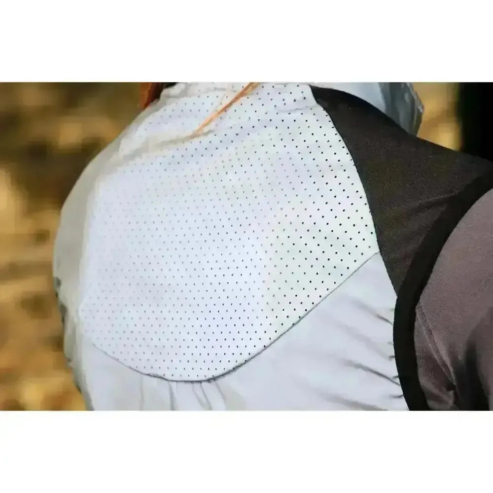 Hy Equestrian Silva Flash Reflective Gilet Reflective Silver X Small Riding Gilets