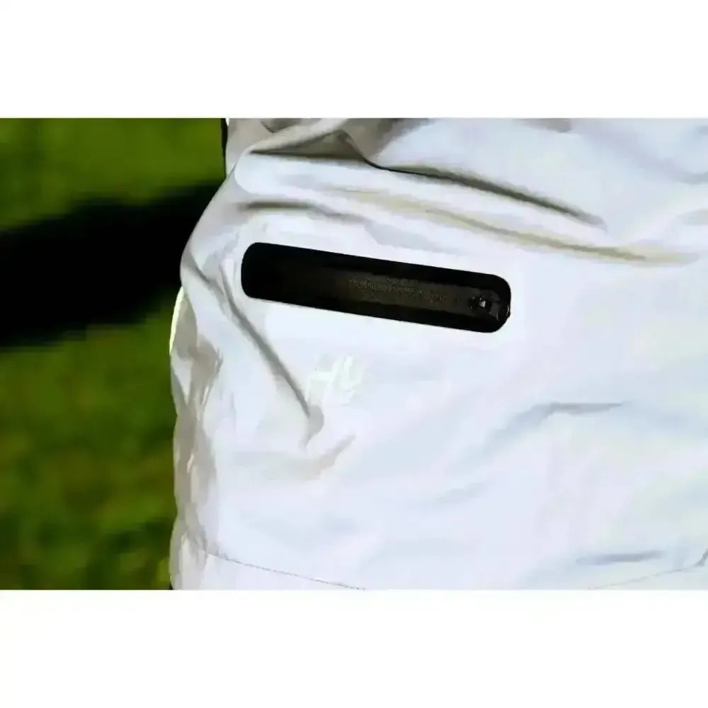 Hy Equestrian Silva Flash Reflective Jacket Reflective Silver X Small Outdoor Coats