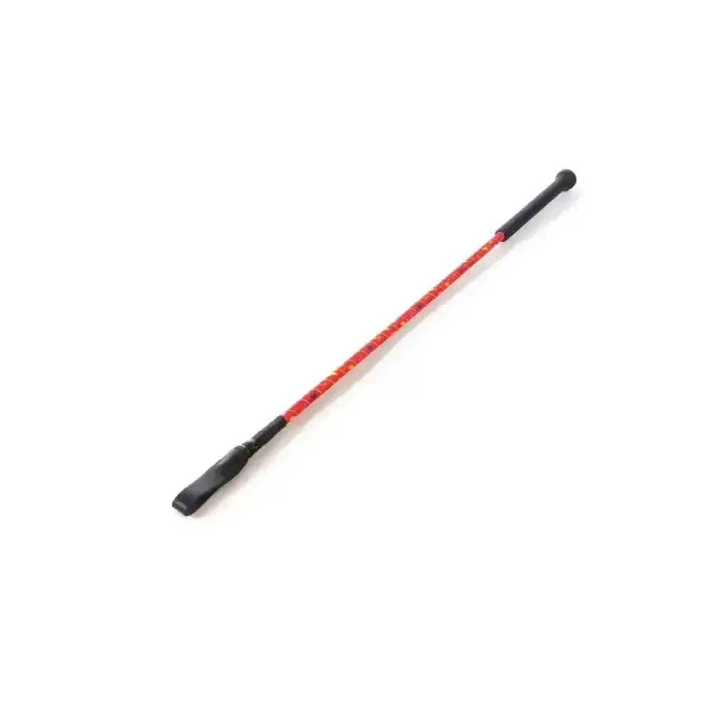 Hy Equestrian Silver Riding Whip Red Riding Crops & Whips