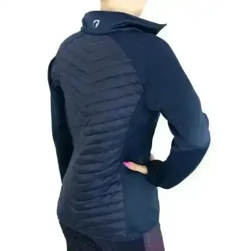 Hy Equestrian Synergy Elevate Sync Lightweight Jacket Navy/Fig XX Small Coats & Jackets