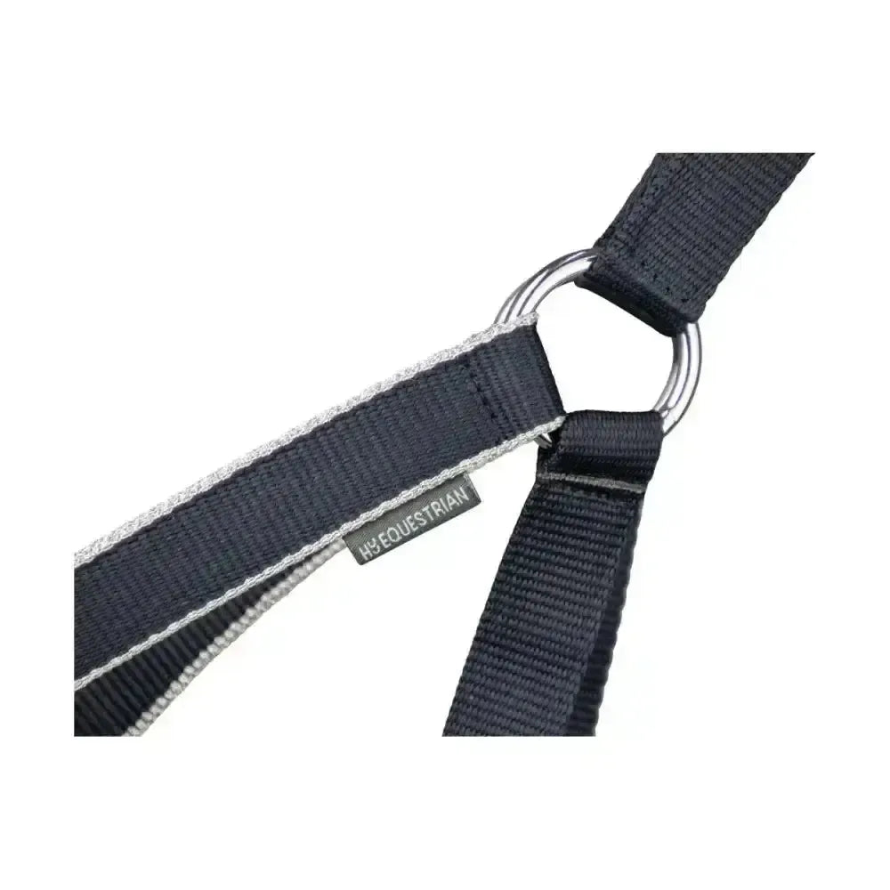 Hy Equestrian Synergy Head Collar & Lead Rope Navy Grape/Silver Small Pony Headcollar Sets