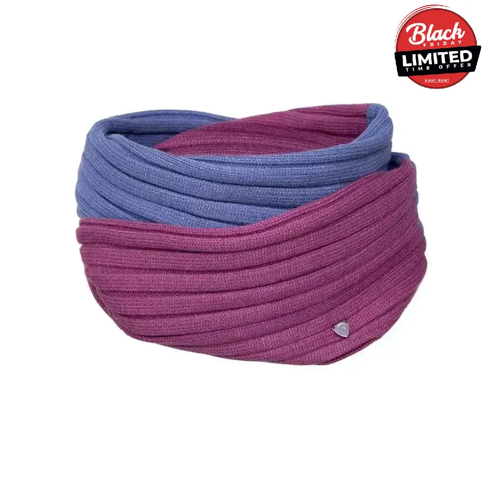 Hy Equestrian Synergy Luxury Snood Aqua/Rose Snoods