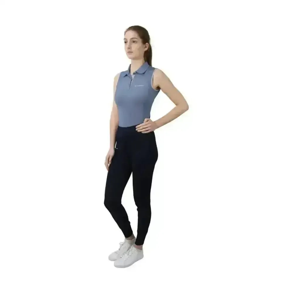 Hy Equestrian Synergy Sleeveless Polo X Small Riviera Base Layers