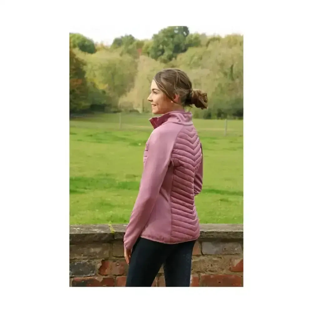 Hy Equestrian Synergy Sync Lightweight Padded Jacket Grape Large Coats & Jackets