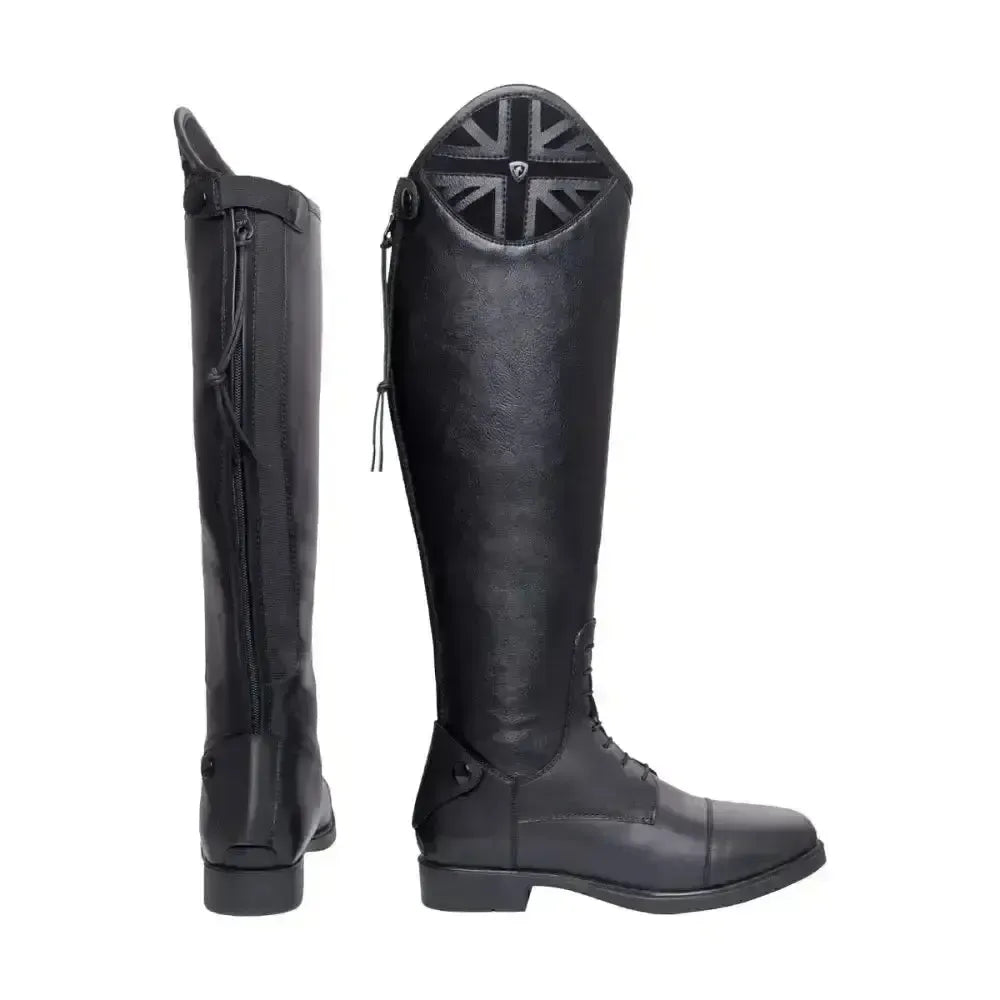 Hy Equestrian Union Jack Riding Boots Black 36 Long Riding Boots