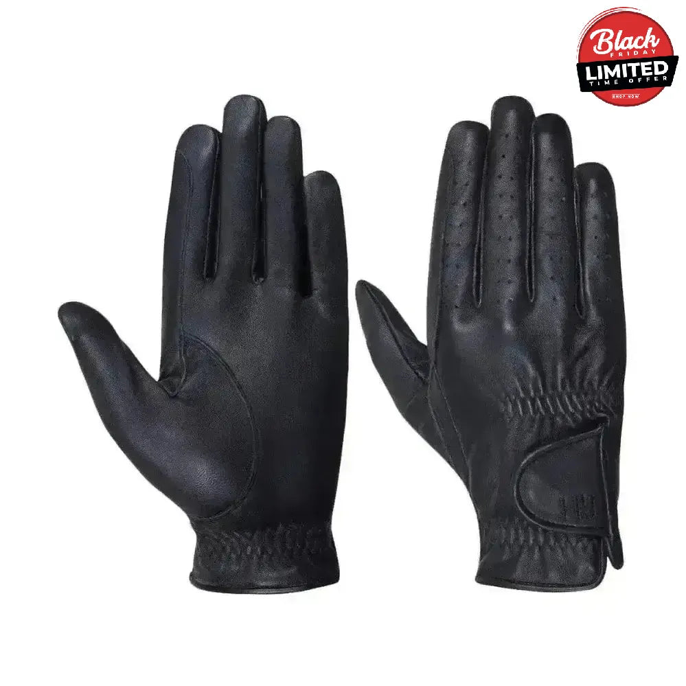 Hy Leather Childs Riding Gloves White X Small Riding Gloves