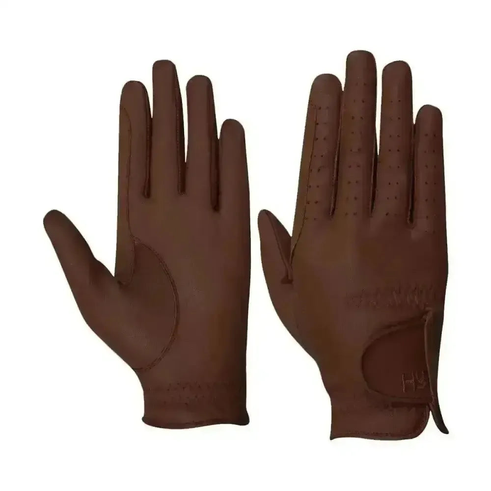 Hy Leather Childs Riding Gloves White X Small Riding Gloves