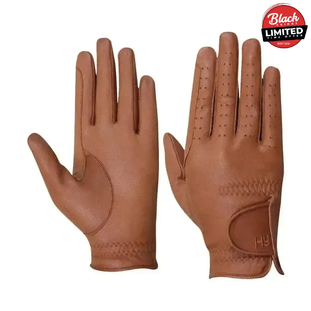 Hy Leather Childs Riding Gloves White X Small Riding Gloves