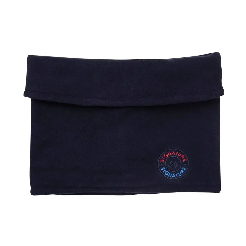 Hy Signature Soft Fleece Neck Warmer Navy Headwear & Neckwear