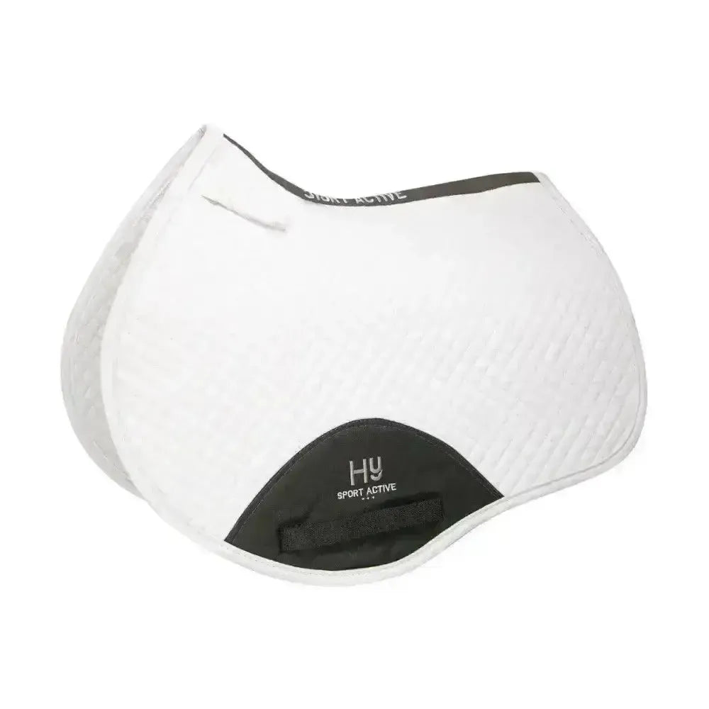Hy Sport Active Close Contact Saddle Pad White Full Saddle Pads
