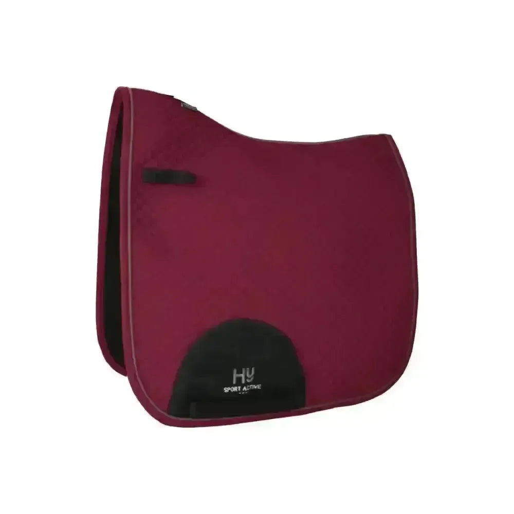 Hy Sport Active Dressage Saddle Pad Vivid merlot Full Dressage Saddle Pads