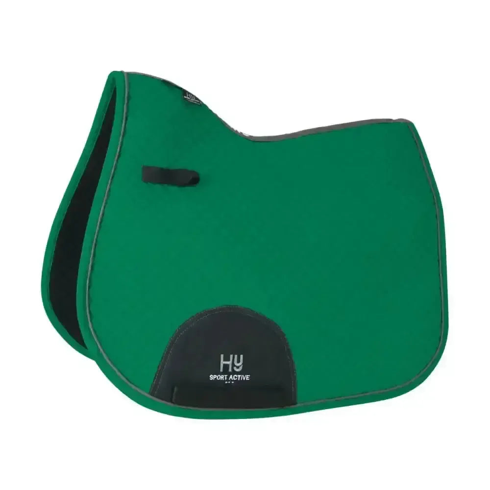 Hy Sport Active GP Saddle Pad Aegean Green Full Saddle Pads