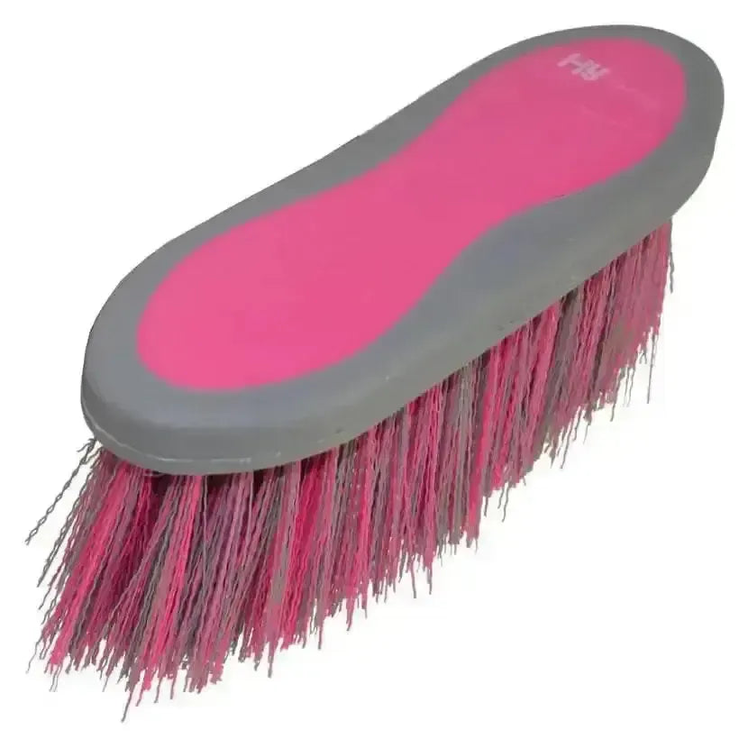 Hy Sport Active Groom Long Bristle Dandy Brush Bubblegum Pink Dandy Brushes