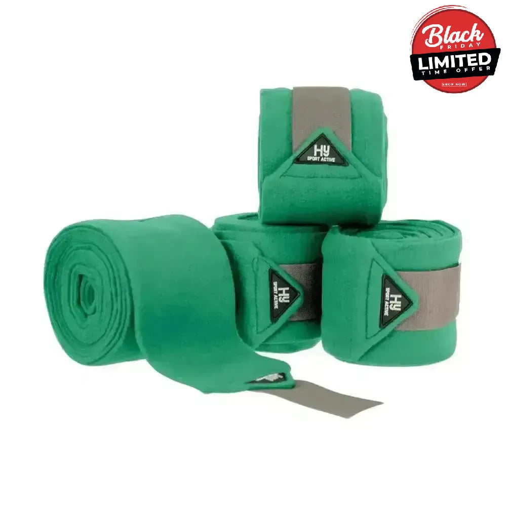 Hy Sport Active Luxury Bandages Aegean Green Cob/Full Leg Bandages