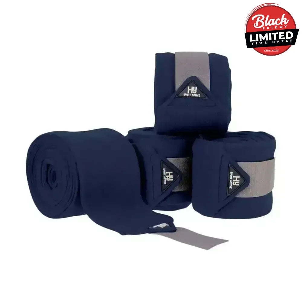 Hy Sport Active Luxury Bandages Aegean Green Cob/Full Leg Bandages