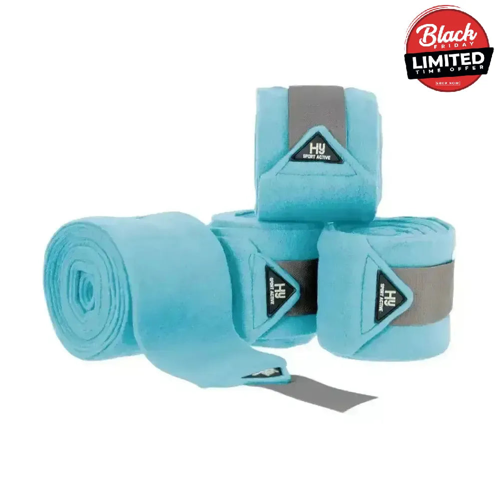 Hy Sport Active Luxury Bandages Aegean Green Cob/Full Leg Bandages