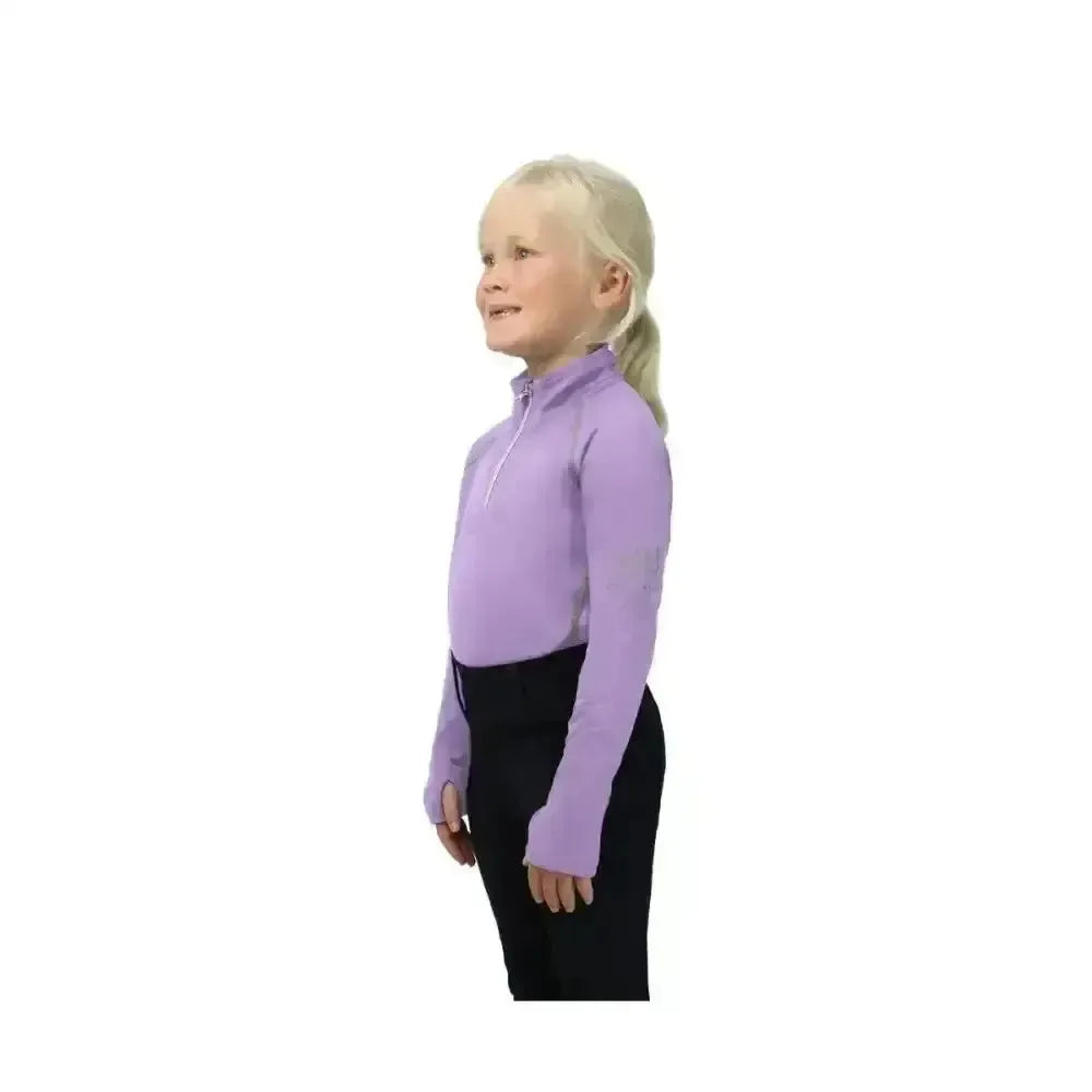 Hy Sport Active Young Rider Base Layer Blooming Lilac 9-10 Years Base Layers