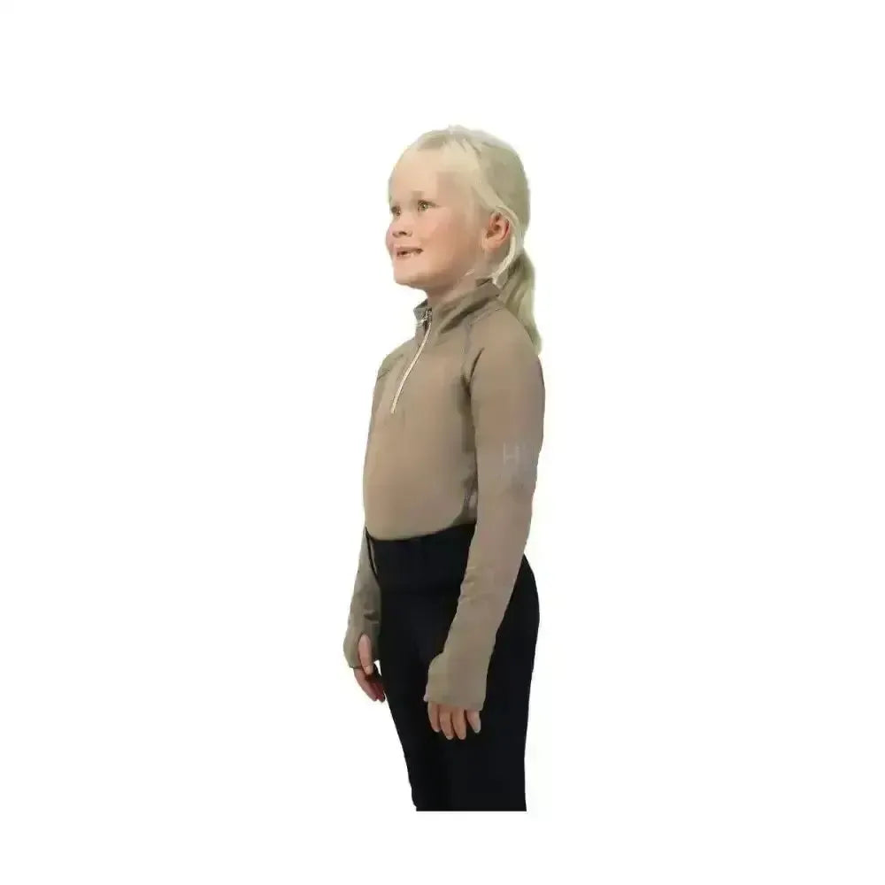 Hy Sport Active Young Rider Base Layer Desert Sand 5-6 Years Base Layers