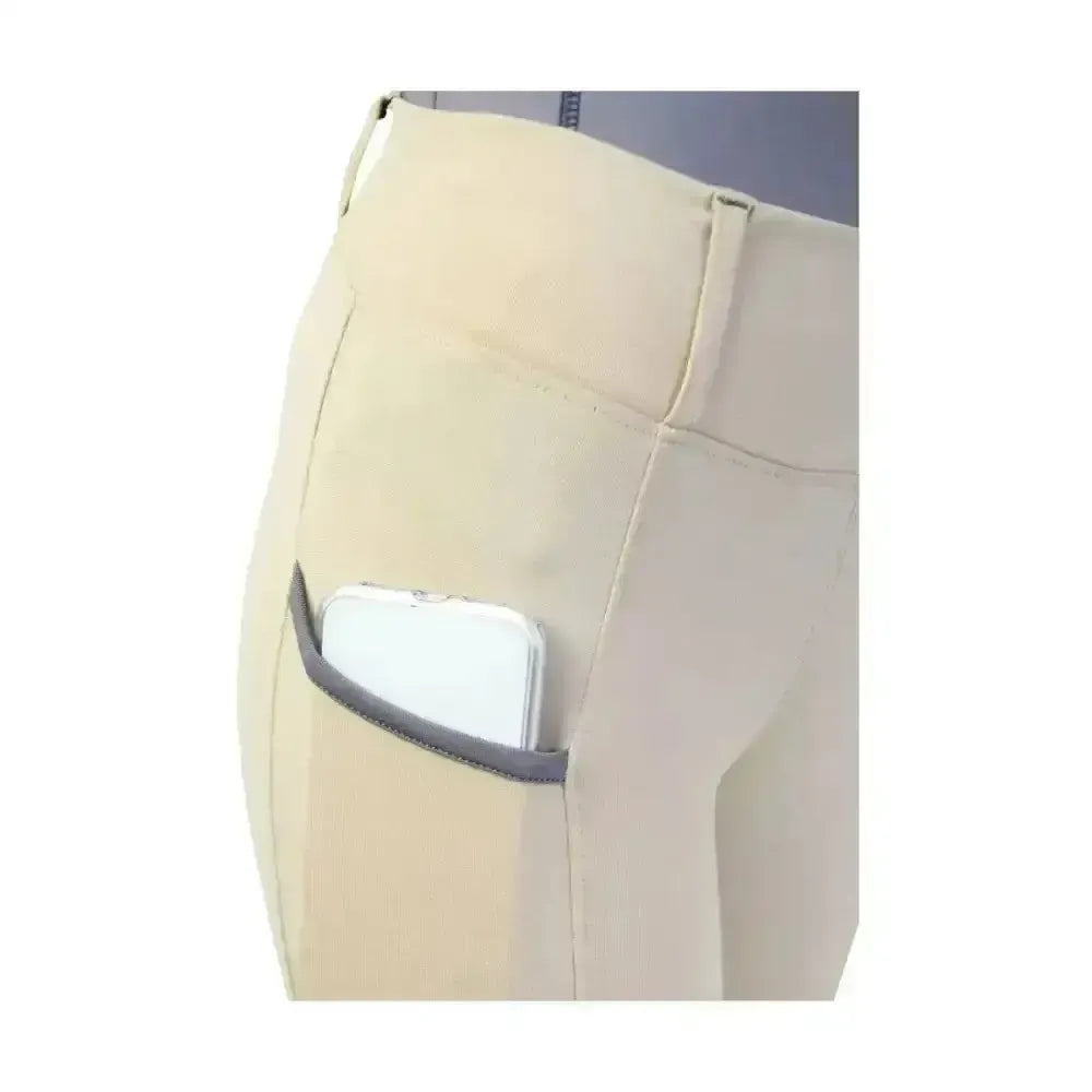 Hy Sport Active Young Rider Riding Tights Beige/Pencil Pointgrey 11-12 Years Riding Tights