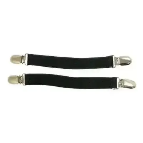 HyLAND Elastic Jodhpur Clips Brown Competition Accessories