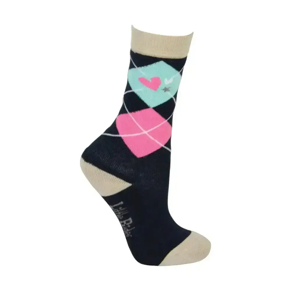 I Love My Pony Collection Socks by Little Rider (Pack of 3) Colour Riding Socks