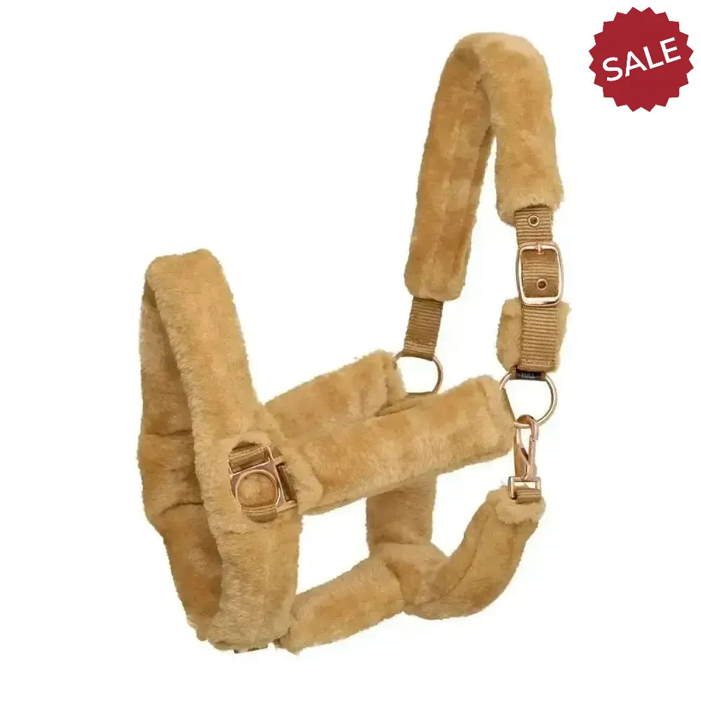 Imperial Riding Headcollar Fur Star Taupe Pony Taupe Headcollars