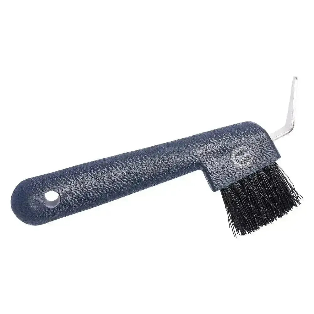 Imperial Riding Hoof Pick With Brush Black Hoof Picks