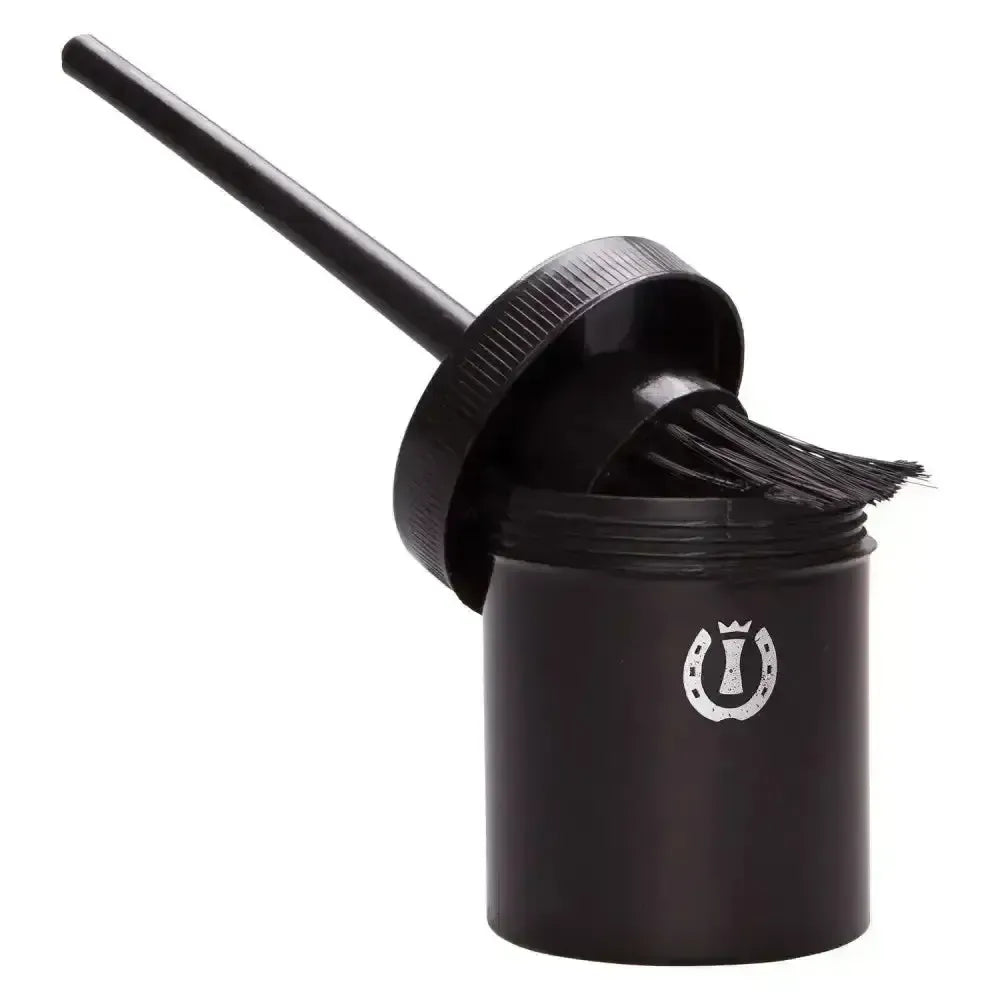 Imperial Riding Irhhoof Oil Brush With Container Black Hoof Brush