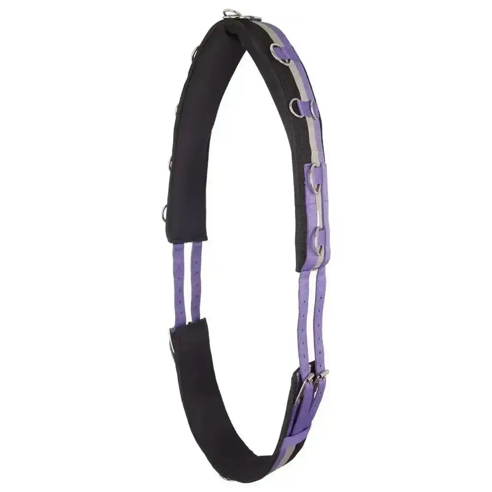 Imperial Riding Lunging Girth Nylon Deluxe Royal Purple Cob Royal Purple Lunging Rollers