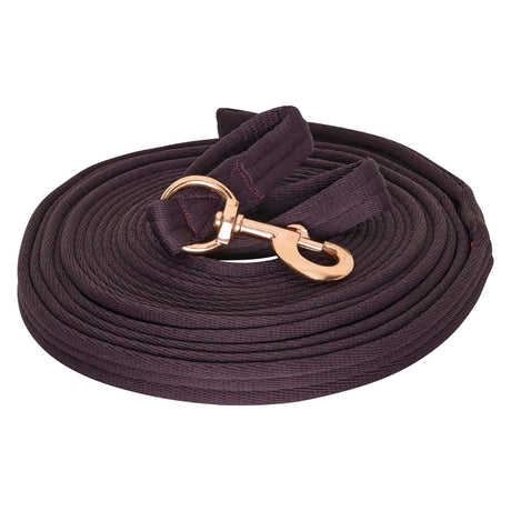 Imperial Riding Lunging Line Soft Cushion Web Extra Black Barnstaple Equestrian Supplies