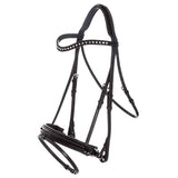 Imperial Riding Snaffle Bridle Layla Black/Chrystal Pony Black Lack/Chrystal Barnstaple Equestrian Supplies