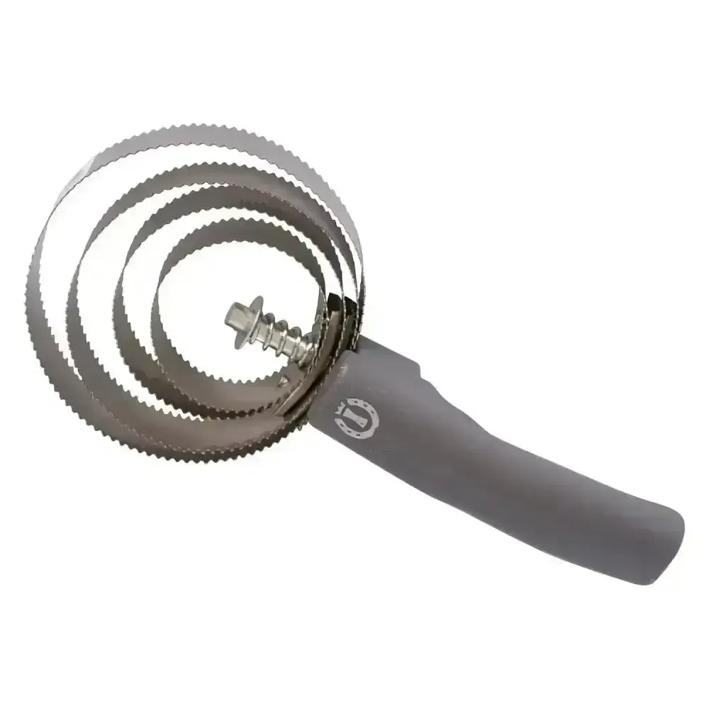 Imperial Riding Spring Comb Round With Handle Black Curry Combs