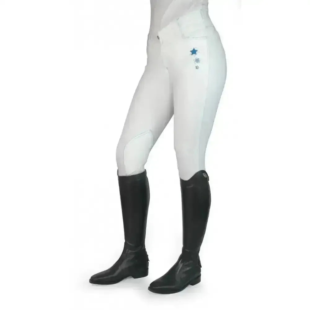 John Whitaker Calder Childs Competition Breeches White 9-10 Years Breeches