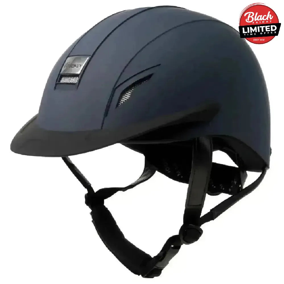 John Whitaker VX2 Riding Helmet RH039B Adjustable Riding Hat Blue Small (50 - 54) Adjustable Riding Hats
