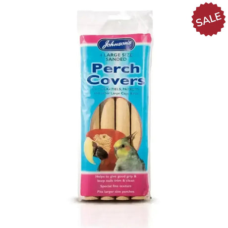 Johnson'S Veterinary Sanded Perch Cover Large 4 Pack Avian
