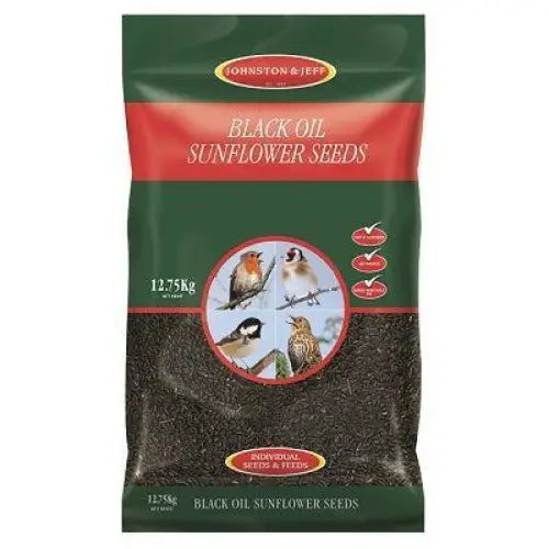 Johnston & Jeff Black Oil Sunflower Seeds 12.75k Bird Feed