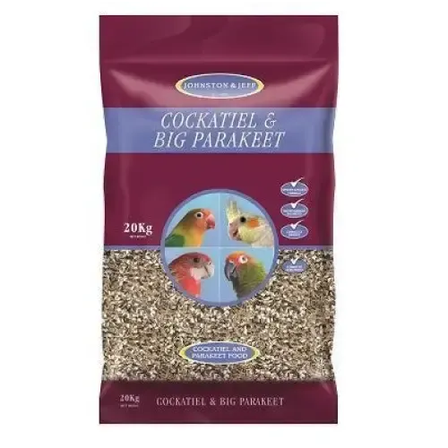 Johnston & Jeff Cockatiel & Big Parakeet Mix 20 kg Bird Feed