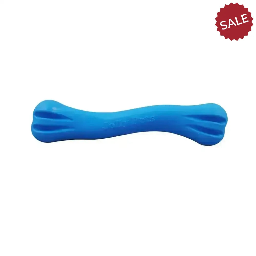 Jolly Pets Flex-N-Chew Jolly Bone Blue Medium Blue Dog Toys