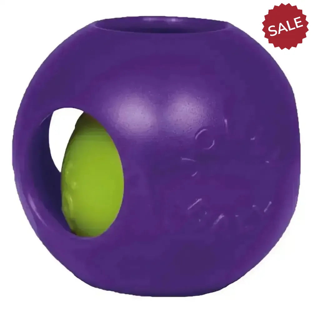 Jolly Pets Teaser Ball Purple 8" Purple Dog Toys