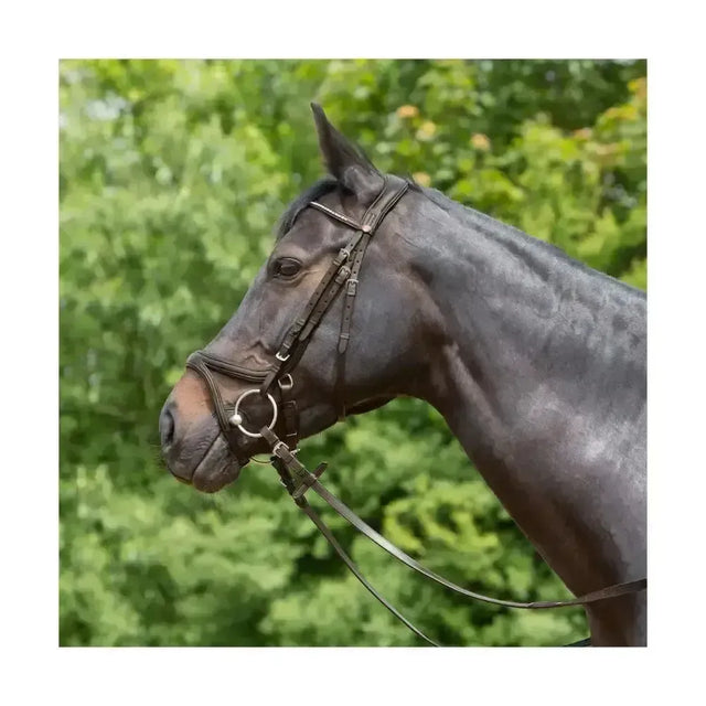 Kieffer Ultrasoft Tara Snaffle Bridle Brown Cob Snaffle Bridle