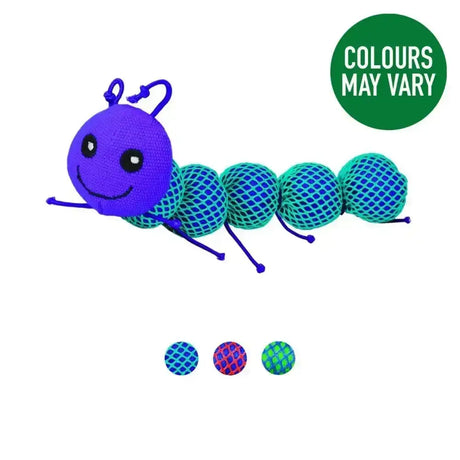 Kong Cat Nibble Critter Catnipillar Cat Toy Assorted Cat Toys